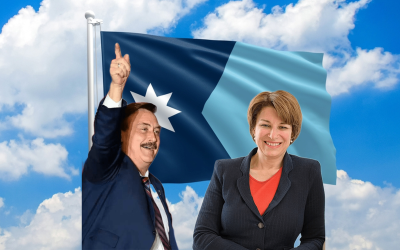 Amy Klobuchar, Mike Lindell