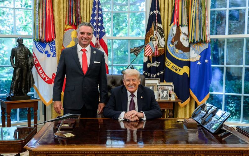 Ty Masterson and President Trump