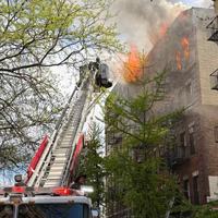 Fire in New York