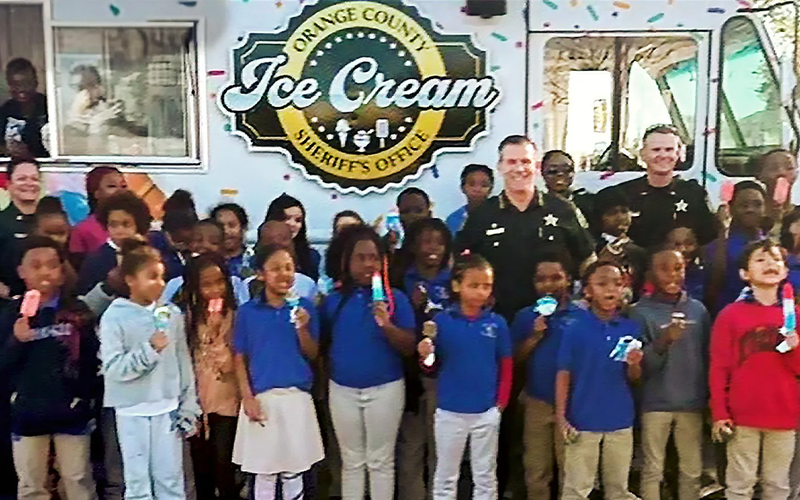 Ice Cream with police