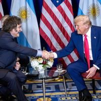 Javier Milei with Trump
