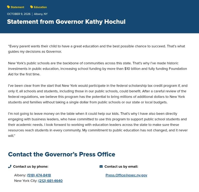 The Office of Kathy Hochul