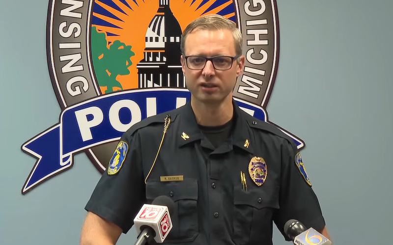 Lansing Police Chief Rob Backus