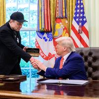 Musk with Trump