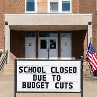 School closed due to budget cuts