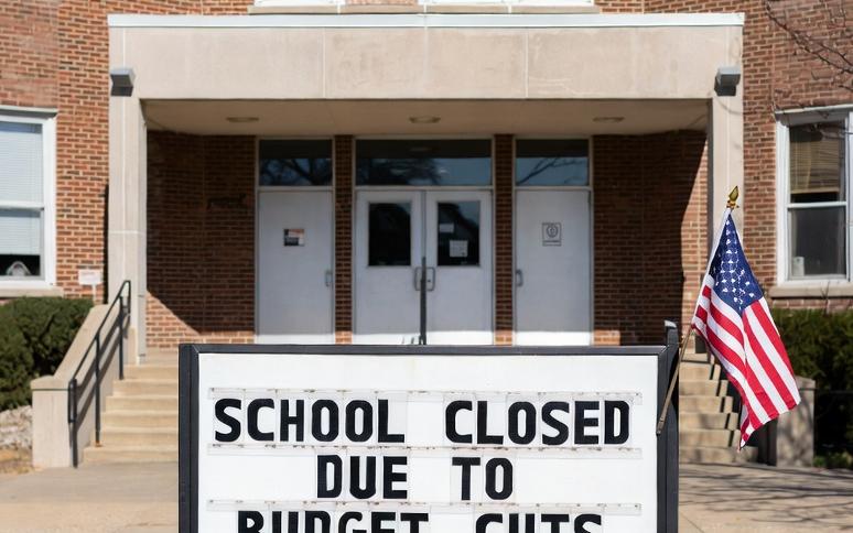 School closed due to budget cuts