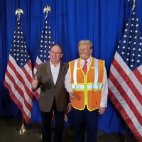 Tom Tiffany with Trump