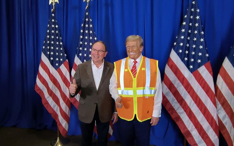 Tom Tiffany with Trump