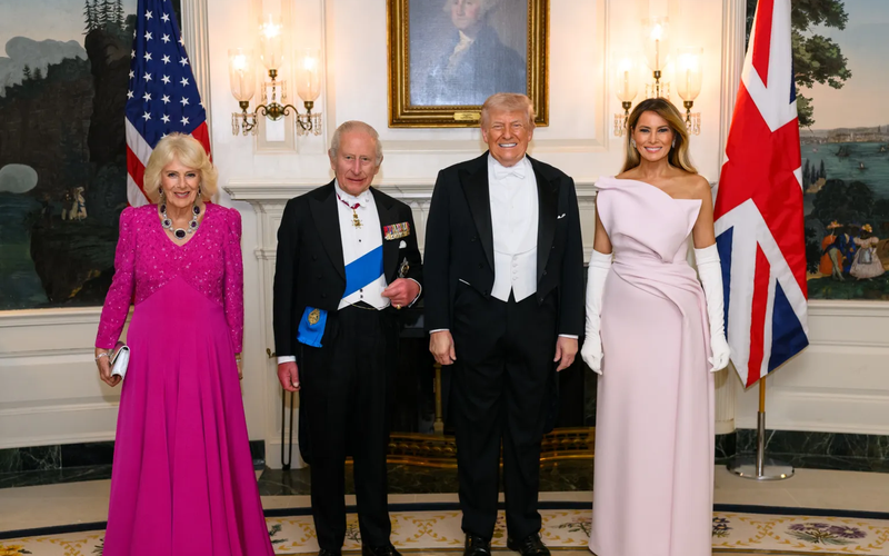 Trump with King Charles