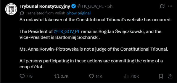Trybunal Konstytucyjny Via X