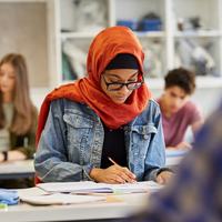 Young Girl in Hijabs