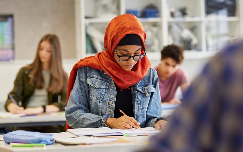 Young Girl in Hijabs