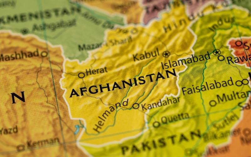 afghanistan map