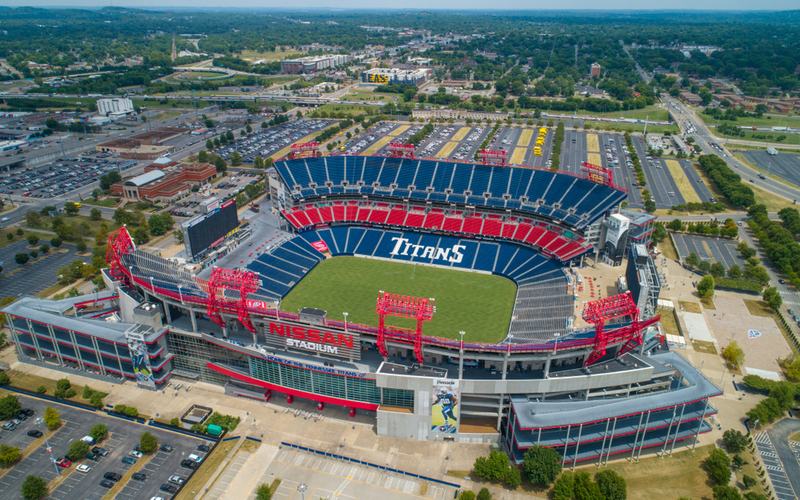 Nissan Stadium/ Titans - Shutterstock