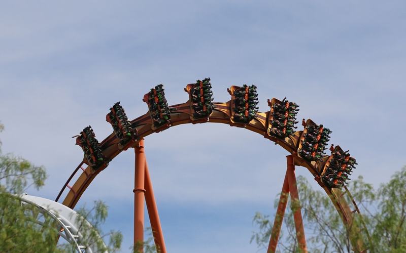 Six Flags Coaster - Shutterstock