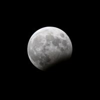 Moon partial eclipse
