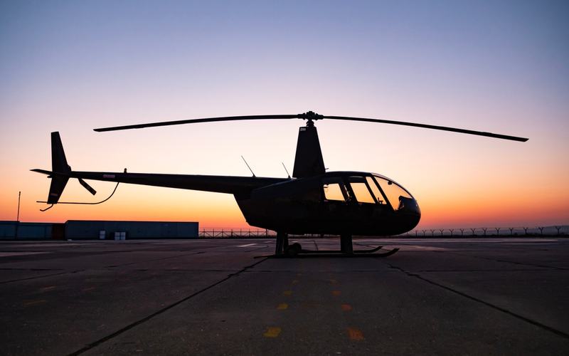 Helicopter Silhouette - Shutterstock