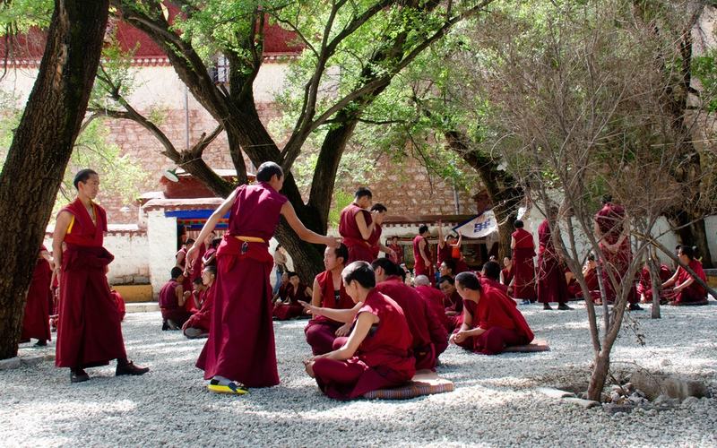 Monks in Tibet - EL_Images / Shutterstock
