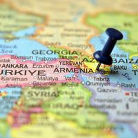 Armenia on map
