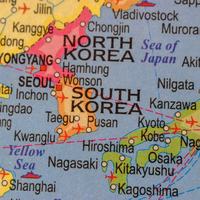 south korea map