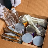 stockpile food and water