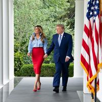 Trump and Melania - The White House