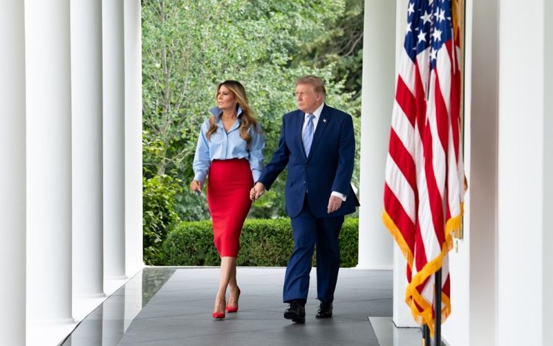 Trump and Melania - The White House