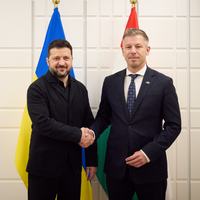 Péter Magyar and volodymyr Zelenskyy - The Presidential Office of Ukraine www.president.gov.ua